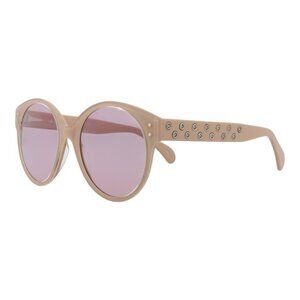 Alaia Womens Round/Oval Nude Nude Violet Fashion Designer Eyewear